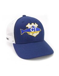 RepYourWater Connecticut Brookie Mesh Back Hat in Navy and White